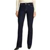 Tommy Hilfiger Donna Jeans Bootcut Elasticizzati, Nero (Rinse), 30W/27L