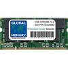 GLOBAL MEMORY Memoria RAM DDR, 1 GB, 266 MHz, PC2100, 200 Pin, SODIMM, Compatibile con iBook G4 e Powerbook G4 in Alluminio