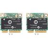 Tuperoymse 2 x RT5390 Half Mini PCI-E interfaccia scheda di rete 802.11B / G adattatore WiFi solo per computer