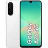 Samsung Galaxy A26 5G, Smartphone con Funzioni intelligenti, Display Super AMOLED 6.7", 6GB RAM, 128GB, Batteria 5.000 mAh, memoria espandibile, White