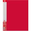 TIPTOP OFFICE TTO - Portalistino in polipropilene, formato DIN A3, 20, colore: Rosso
