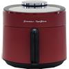 Juanita EyeFire - Friggitrice ad aria da 5 l, 1500 W, 12 programmi automatici, finestra superiore in vetro, Air Fryer senza olio, pannello touch digitale, timer 24 ore, cestello antiaderente e facile