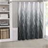 Sweet Home Collection Tenda da doccia con nervature sfumate, elegante decorazione per il bagno, tessuto lussuoso e resistente, lavabile in lavatrice, eleva il tuo spazio per il bagno con questo accessorio per la casa alla