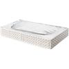 Compactor RAN7468, Custodia piatta sottoletto, Antipolvere, Talpa/Bianco, 46 x 107 x H 16 cm