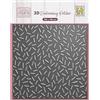 Nellie's Choice Nellie's Choice Embossing 3D coriandoli-Cartelle per Goffratura e Accessori 15 x 15 cm-Ideale per Fai da Te, DIY, Biglietti, Artigianato, Scrapbooking e Journaling, Grigio