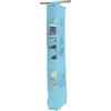 Compactor Nordic Color Portatutto 9 Livelli, Tessuto, Blu Baltico, 15x30x128 cm
