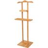 Compactor Servomuto in bambù per Abbigliamento e Accessori, con Ripiano, 44,5 x 32 x 32 x H. 115 cm (Base 32 x 32 cm), RAN6987