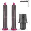 KiimSin 30mm ferro arricciacapelli e adattatore per Dyson Supersonic asciugacapelli,per Dyson per Airwrap Styler, trasforma l'asciugacapelli in arricciacapelli, 2 pezzi ferro arricciacapelli