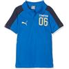 PUMA Polo FIGC Italia Tribute 2006, Unisex-Bambini e Ragazzi, Blu-Team Power, 164