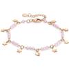 Nomination - Bracciale Donna, Collezione Mon Amour in Acciaio e Cristalli, Finitura Oro Rosa, Lunghezza Regolabile 16-19 cm, Elegante, Regalo Donna, Confezione Originale (Stella)
