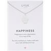 LUUK LIFESTYLE Collana con Ciondolo Cupcake, Argento, 50cm
