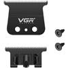 VGR 906/992/640 Trimmer Lama di ricambio in acciaio al carbonio a forma di T con Zero Gap per Clipper, precisione regolabile per trimmer professionale