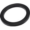 sourcing map Rondella piatta in gomma nitrilica diametro esterno 93 mm, adatta per connettore rapido a chiave DN80 da 7,6 cm, colore nero