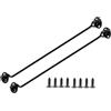 ZiYuya 2pcs gancio e chiavistello a occhiello, gancio porta in acciaio inox, gancio per cancello della cabina, gancio blocca gancio finestra chiusura con gancio e occhiello resistente gancio 14 Inch