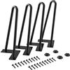 WINSOON Set di 4 Gambe per mobili 23cm gambe tavolo per la protezione del pavimento per tavolini scrivanie moderne e comodini
