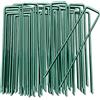 YUNSTK Picchetti Telo Pacciamatura Antiruggine Verde, Picchetti Giardino Lungh 150mm, 50 Unità Picchetti Ancoraggio, Picchetti Prato Sintetico per Telo Pacciamatura Orto