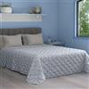 Dorian Home - Trapuntino Leggero Matrimoniale 260x270 100% Puro Cotone Morbido Certificato Traspirante, Copriletto Estivo e Autunnale Trapuntato Ideale 4 Stagioni, Trapunta Primaverile Mezza Stagione