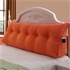 OBTUSS Grande testiera cuscino per letto per testiera da lettura cuscino da comodino divano cuscino lungo 80x50x20cm cuscino triangolare schienale posizionamento cuneo cuscino supporto schienale cuscino