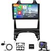 Hodozzy 2G 64G Android Autoradio per Peugeot 3008 2009-2015 Radio Wireless Carplay Android Auto, Hodozzy 9 Pollici Touch Screen, Navigazione GPS, WiFi Bluetooth, FM RDS, Mirror Link 2 Din mit Retrocamera