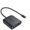 Cable Matters Hub Cable Matters 8K HDMI USB C (USB C HDMI 2.1 Dock 4K @120Hz) con 2 porte USB 3.0, Gigabit Ethernet, Ricarica da 100W Power Delivery nera