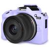 Rieibi Custodia Protettiva in Morbido Silicone per Canon EOS R50 - Leggera, Viola