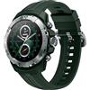 Mibro GS Explorer con GPS Smartwatch da donna e uomo 1.32 amoled orologio rotondo fitness tracker contapassi,orologio con cardiofrequenzimetro SpO2,10ATM waterproof (Green)