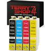 Terryshop74 Cartucce d'inchiostro Compatibili per Epson T1281 T1282 T1283 T1284 per Epson Stylus SX235W SX420W SX430W BX305F SX125 SX425W SX130 SX440W SX435W SX230 SX44W5 WSX438W SX425 S22 (4 pezzi BYCM)