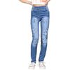 A2Z 4 Kids Ragazze Denim Jeans Comfort Elasticizzato Jeggings - Jeans JN38 Mid Blue 9-10