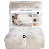 Dreamland Intelliheat 16307 - Coprimaterasso elettrico in finta pelliccia, per letto singolo 190 x 90 cm, si fissa facilmente al materasso con un bordo elastico, extra calore per i piedi,