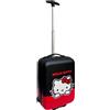 CARTOON Trolley da viaggio Hello Kitty in ABS per bambini valigia 40 x 18 x 29 cm con due ruote e manico allungabile