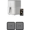 MasterPRO I-ROCKET 500 - Friggitrice ad aria calda 1500 W 5 L - 12 programmi - Applicazione e controllo WiFi - Rivestimento antiaderente - Ricettario online - Rivestimenti in silicone