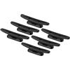 PATIKIL 3 Cleat per Barca in Nylon 6pz Dock Tacchette Piccola Corda Kayak per Barche Marine Canoe Kayak Decorazione, Nero