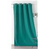 Linder Tenda da esterno idrorepellente - tessuto e tinto in Francia - Finitura occhielli a canna di fucile antiossidante - Colore verde pavone - Dimensioni 135 x 240 cm - 100% poliestere - Collezione