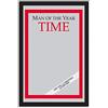 Merchandiseonline Empire 538086 Fun - Quadro Man of the Year su specchio stampato, con cornice in plastica effetto legno, 20 x 30 cm, multicolore
