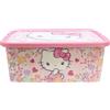 Stor Hello Kitty - Scatola portaoggetti con chiusura a Click, 13 litri