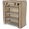 COMPACTOR Commode - Confezione da 12 paia di calzini Oxford, 59 x 29 x 72 cm, colore: Beige