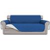 Easy-Going Copridivano reversibile oversize, impermeabile, con bastoncini in schiuma, cinghie elastiche, protezione per mobili per animali domestici, cani, gatti (divano oversize, blu/avorio)