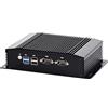 HUNSN Fanless Industrial Computer, IPC, Mini PC, Windows 11 / Linux Ubuntu, Intel N100, IM12, AC WiFi, BT, 4 x USB, 2 x COM, 2 x LAN, DP, 2 x HDMI, 16G RAM 256G SSD
