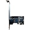 PPcdfre 1 Pezzo Gigabit Ethernet PCI-Express Scheda di Rete RJ45 LAN Adattatore PCIe Convertitore Nero per PC Desktop