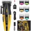 VGR 285 Fresh Fade Tagliacapelli Uomo Professionale, 9000 RPM Macchinetta per Capelli Professionale per Taglio di Capelli, Tagliacapelli Senza Filo Compatto e Leggero con Display LED, Ricarica USB