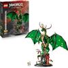 LEGO Ninjago Drago-Guardiano - Giocattolo da Costruire di Action Figure Snodabile con Minifigure del Maestro Wu ed Espositore Effetto Roccia - Regalo per Bambini 14+ Anni Fan di Monstrosity - 71847