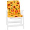 emmevi Cuscino Sedia Poltrona Morbido Girasoli Coprisedia Giardino Interno Esterno mod.CAPRI 34G GIALLO