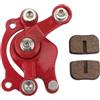 GOOFIT Pinza Freno a Disco Posteriore Rossa Sostituzione per 2 Stroke 47cc 49cc Pocket Bike Motovox MBX10 MBX11 ATV Quad Dirt Pocket Mini Bike Motorcycle Motocross