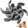 PetGlimmer 11-17.5 cm Alimentazione Lenta, Silicone Antisoffocamento Ciotole Anti Ingozzamento Cani, Alimentatore Lento Inserire Ciotole Cane con Ventosa Antiscivolo, Dimensione Regolabile Antiscivolo