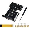 Freenove M.2 NVMe Adapter V2 for Raspberry Pi 5 (without SSD), M.2 HAT Add-on Board, Solid State Drive Size 2230 2242 2260 2280, PCIe 2.0/3.0, Max Speed 1231 MB/s