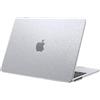 eleger Cover compatibile con MacBook Air 13 M5 A3449 M4 A3240 M3 A3113 M2 A2681 con display da 13,6 pollici, versione 2026 2025 2024 2022, Custodia protettiva rigida, Trasparente scintillante