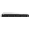 QNAP NAS Rack 1U TS-464eU con Intel Celeron N5095, RAM 8 GB DDR4, Senza Unità di Archiviazione, Turbo System in Alluminio (Nero) - TS-464EU-8G