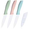 shoplease Coltelli Chef Set, coltelli ceramici da 3 pezzi, coltello da frutta da 4 pollici è adatto per la maggior parte delle verdure, frutta e carne