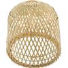 DECHOUS Paralume Intrecciato Lampadario in Vimini Paralume in Rattan Paralume Lampada a Sospensione per Lampada da Tavolo a Soffitto Stile 1