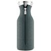 EVA SOLO - Caraffa per frigorifero, design scandinavo, 1 litro, vetro borrosilicato, acciaio inossidabile, silicone lavabile in lavastoviglie, 100% antigoccia, 1,0 l